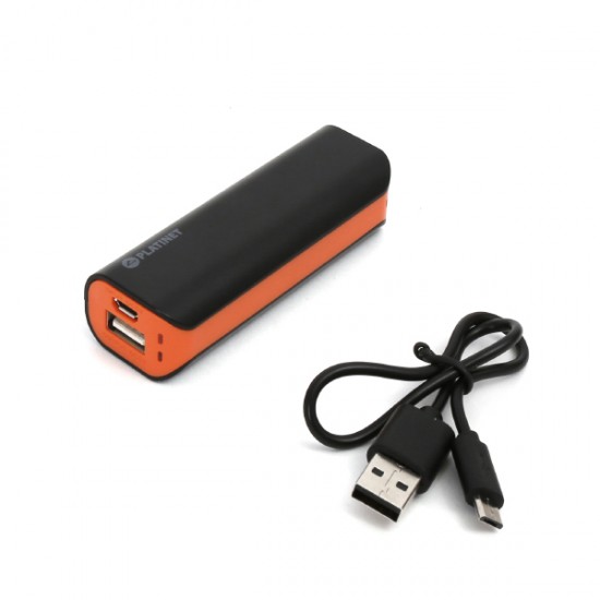 Φορητός Φορτιστής Μπαταρίας Platinet 2200mA + micro USB καλώδιο Power Bank 