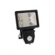 Well Προβολέας LED 10W SMD με αισθητήρα FloodLight- LEDSMD-SHINY10