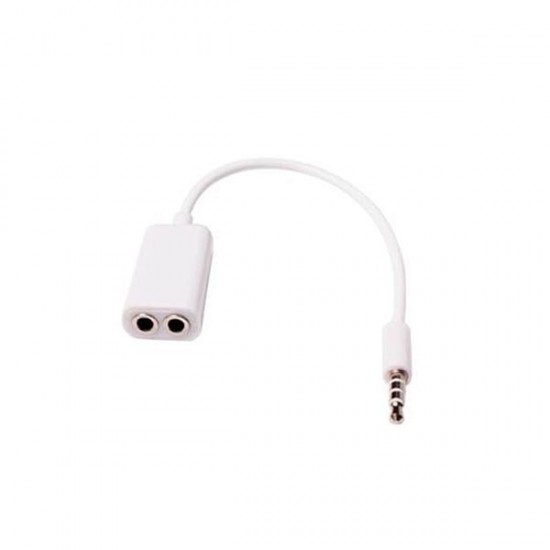 Adapter Cable Jack M 3.5 mm 3 pin to 2 x stereo jack F 3.5 mm Adapter Cable Jack M 3.5 mm 3 pin to 2 x stereo jack F 3.5 mm