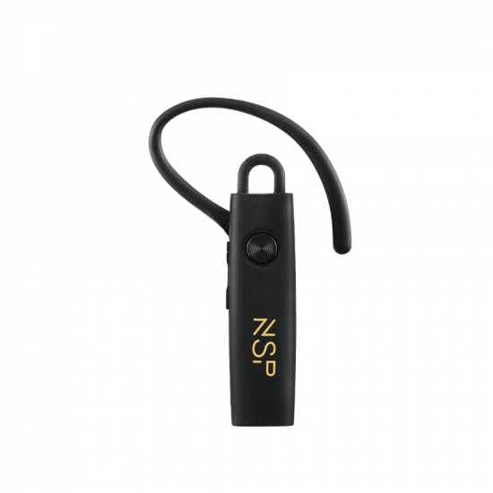 Ακουστικό Bluetooth Headset V5.0 + Hanger Clip για κορδόνι λαιμού NSP BN400