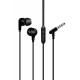 Ακουστικό με μικρόφωνο EP301BK μαύρο Well EARPHONE-EP301BK-WL