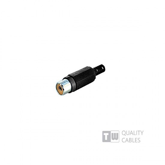 Rca Female Connector Av-Ra02bkg Black