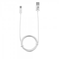 Καλώδιο Type C Long σε USB 2.4A Φόρτισης - Data 1m Λευκό LUC01 Lime
