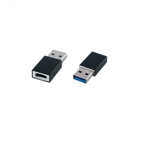 Μετατροπέας TYPE C FEMALE TO USB 2.0 MALE 2.4A BLACK