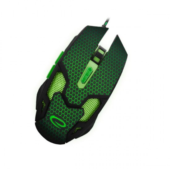 Cobra Gaming mouse ενσύρματο μαύρο/πράσινο 6 Keys 2400dpi EGM207G Cobra Gaming mouse ενσύρματο μαύρο/πράσινο 6 Keys 2400dpi EGM207G