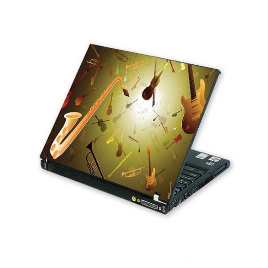 H-673 Laptop Skin Musical Instruments