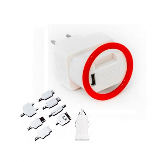Universal Kit Holder Wall & Car 1A Charger Approx