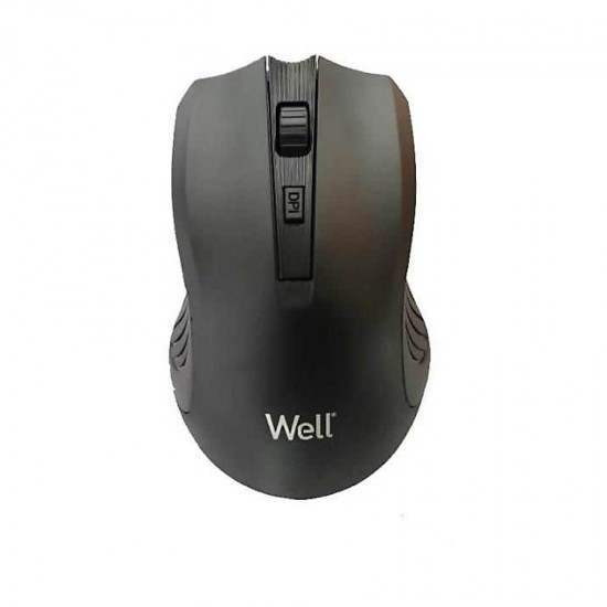 MW103 Well Ασύρματο Ποντίκι 4D USB μαύρο 1600dpi MOUSE-WLESS-MW103BK-WL