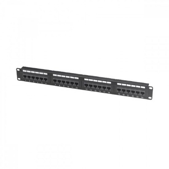 Patch Panel 24 Port Cat5e FTP για RACK 19 PNL-PATCH-24P/C5E/FTP-WL