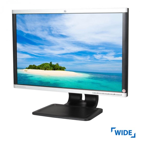 Used (A-) Monitor LA2205wg TFT/HP/22”/1680x1050/Wide/Silver/Black/Grade A-/D-SUB & DVI-D & DP & USB
