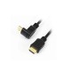 Καλώδιο Hdmi Μ/Μ 1.5m 1.4V γωνία Gold OMEGA Blister packing