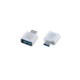 Μετατροπέας USB 3.0 OTG 2.4A FEMALE ΣΕ TYPE C MALE WHITE NSP