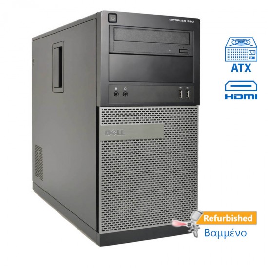 Dell 390 Tower i5-2400/4GB DDR3/250GB/DVD/7P Grade A+ Refurbished PC Dell 390 Tower i5-2400/4GB DDR3/250GB/DVD/7P Grade A+ Refurbished PC