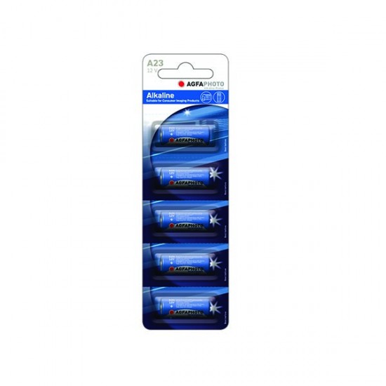 AGFA 12V LR23A A23 5τεμ Αλκαλική Μπαταρία AGFA 12V LR23A A23 5τεμ Αλκαλική Μπαταρία