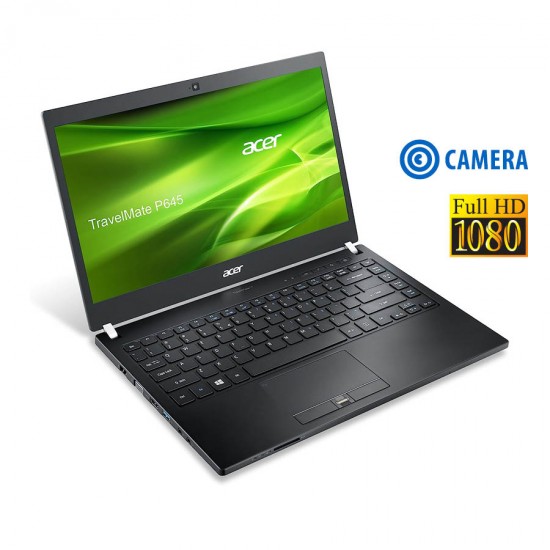 Acer (B) TravelMate P645-M i7-4510U/14”FHD/4GB DDR3/500GB/No ODD/Camera/8P Grade B Refurbished Lapto