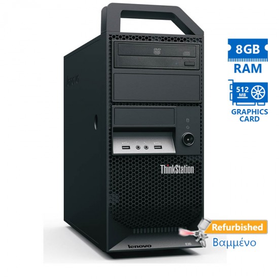 Lenovo Thinkstation E30 Tower E3-1235(4-Cores)/8GB DDR3/500GB/Nvidia 512MB/DVD/7P Grade A+ Workstati