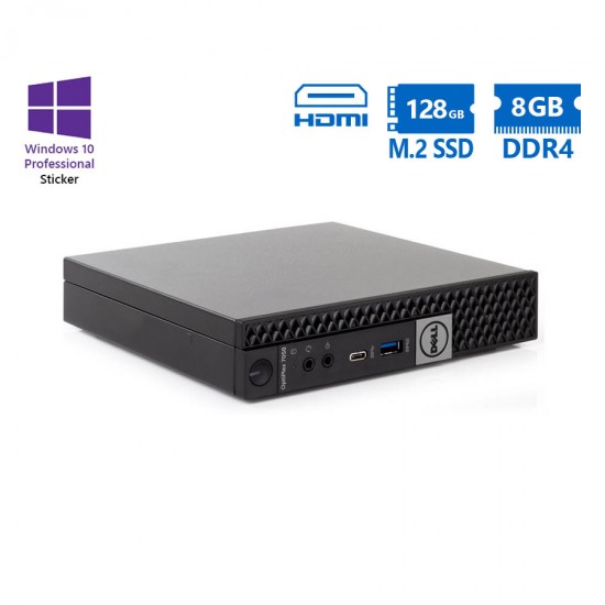 Dell Optiplex 7050 DM i5-6600/8GB DDR4/128GB M.2 SSD/No ODD/10P Grade A Refurbished PC Dell Optiplex 7050 DM i5-6600/8GB DDR4/128GB M.2 SSD/No ODD/10P Grade A Refurbished PC