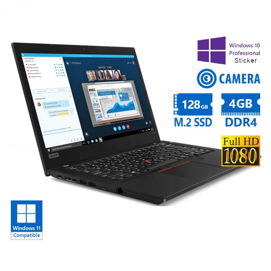 Lenovo (B) ThinkPad L490 i5-8265U/14”FHD/4GB DDR4/128GB M.2 SSD/No ODD/Camera/10P Grade B Refurbishe