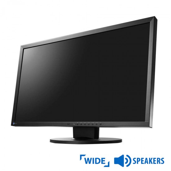 Used Monitor EV2216W TFT/Eizo/22”/1680x1050/Wide/Gray/w/Speakers/D-SUB & DVI-D & DP & USB Hub