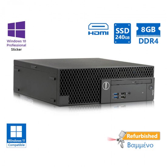Dell 3060 SFF i5-8500/8GB DDR4/240GB SSD/No ODD/10P Grade A+ Refurbished PC Dell 3060 SFF i5-8500/8GB DDR4/240GB SSD/No ODD/10P Grade A+ Refurbished PC