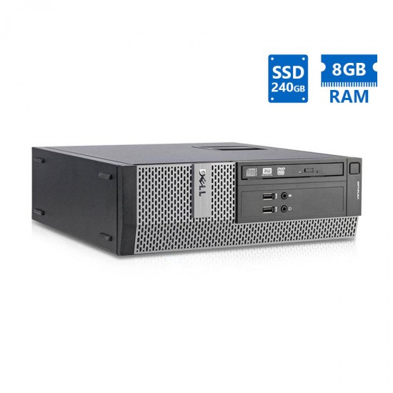 Dell 3020 SFF i5-4570/8GB DDR3/240GB SSD/DVD/8P Grade A Refurbished PC
