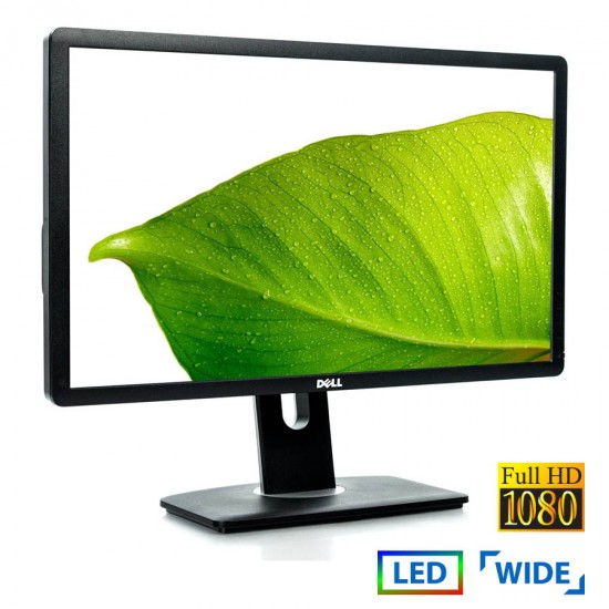 Used Monitor P2312HT LED/Dell/23”FHD/1920x1080/Wide/Black/Grade B/D-SUB & DVI-D & USB Hub