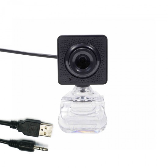 USB Webcam w/microphone 480P Well 401BK-WL