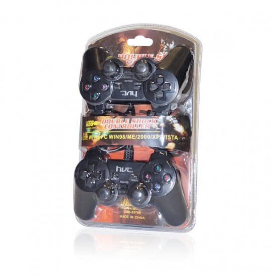 USB Gamepad double with vibration USB-8878B  hvt