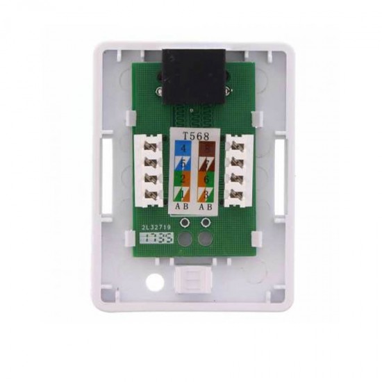 Πριζα Cat5e 1 Port Well LANBOX-SM-U5-WL Πριζα Cat5e 1 Port Well LANBOX-SM-U5-WL