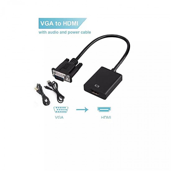 Adaptor VGA σε HDMI w/Audio USB16308