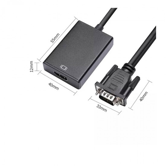 Adaptor VGA σε HDMI w/Audio USB16308