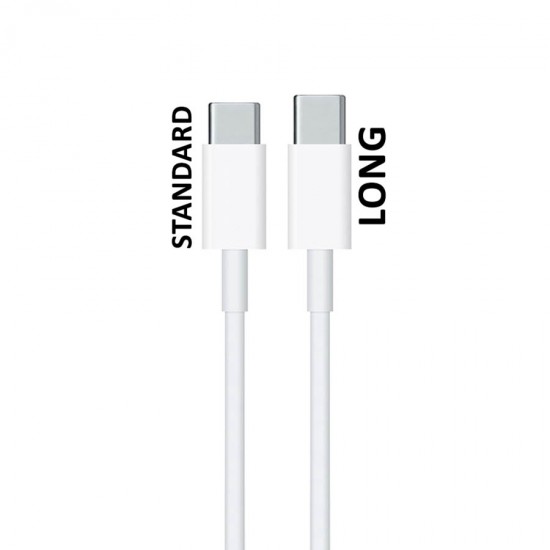 Καλώδιο Type C Long σε USB 2.4A Φόρτισης - Data 1m Λευκό LUC01 Lime