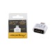 Μετατροπέας USB 2.0 OTG 2.4A FEMALE ΣΕ MICRO USB MALE WHITE NSP