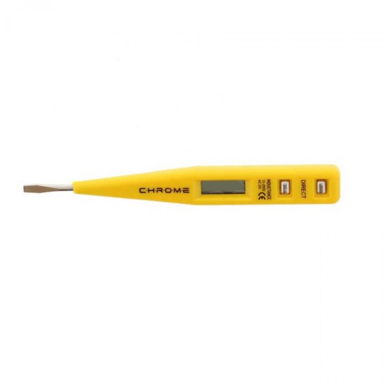 Ελεγκτής τάσης 12-220V TESTER-VOLT-02-CHR