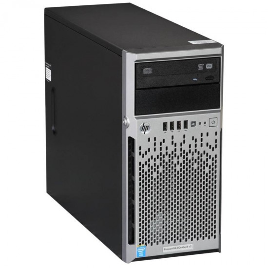 HP Proliant ML310e Gen8 Server Tower i3-3220/8GB DDR3/No HDD/4LFF/2xPSU/DVD/P222-512MB Grade A+ Refu