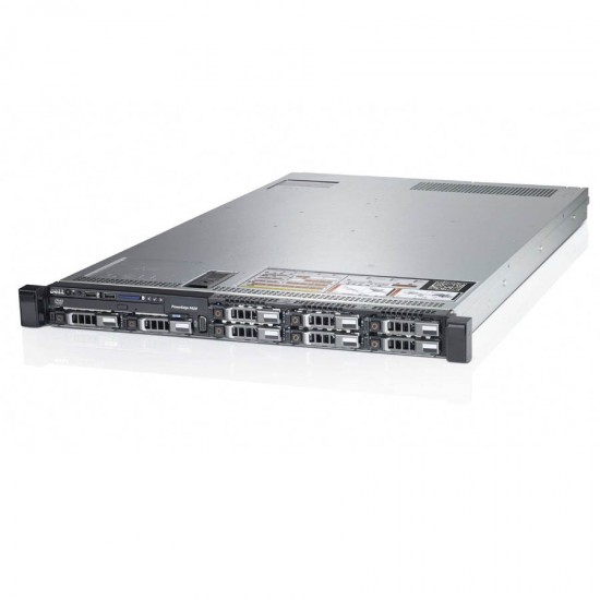 Refurbished Server Dell Poweredge R620 R1U 2xE5-2630v2/32GB DDR3/2x900GB SAS 10K/8xSFF/2xPSU/DVD/Per Refurbished Server Dell Poweredge R620 R1U 2xE5-2630v2/32GB DDR3/2x900GB SAS 10K/8xSFF/2xPSU/DVD/Per