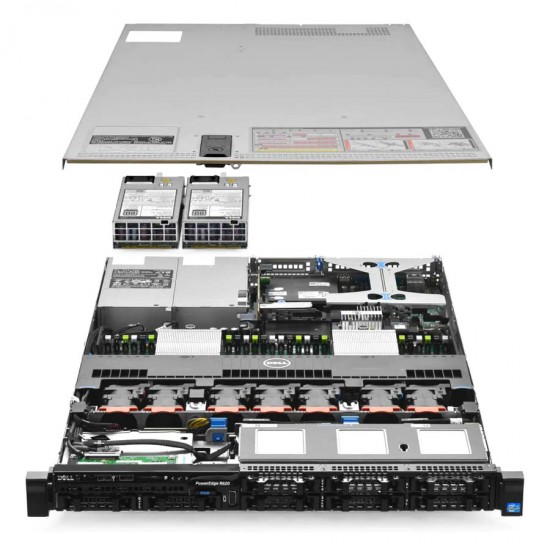 Refurbished Server Dell Poweredge R620 R1U 2xE5-2630v2/32GB DDR3/2x900GB SAS 10K/8xSFF/2xPSU/DVD/Per Refurbished Server Dell Poweredge R620 R1U 2xE5-2630v2/32GB DDR3/2x900GB SAS 10K/8xSFF/2xPSU/DVD/Per