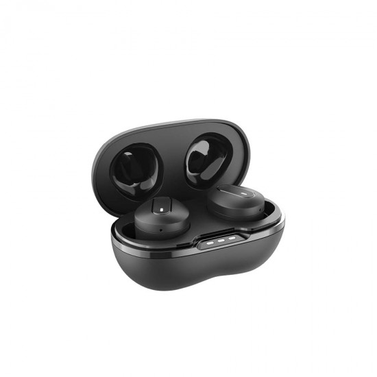 Ακουστικό In-ear Bluetooth Wireless earphones με docking station μαύρο Well EARPHONE-BT-BANGBK-WL