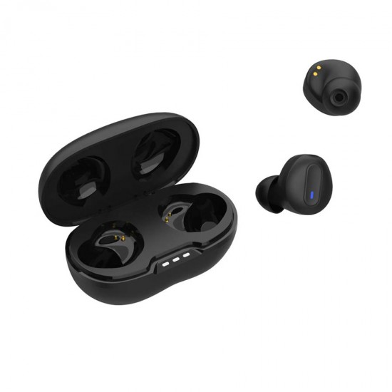 Ακουστικό In-ear Bluetooth Wireless earphones με docking station μαύρο Well EARPHONE-BT-BANGBK-WL