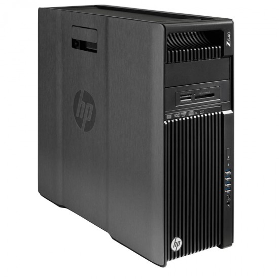 HP Z640 Tower Xeon E5-2630v3(8-Cores)/24GB DDR4/512GB SSD/Nvidia 1GB/No ODD/10P Grade A+ Workstation