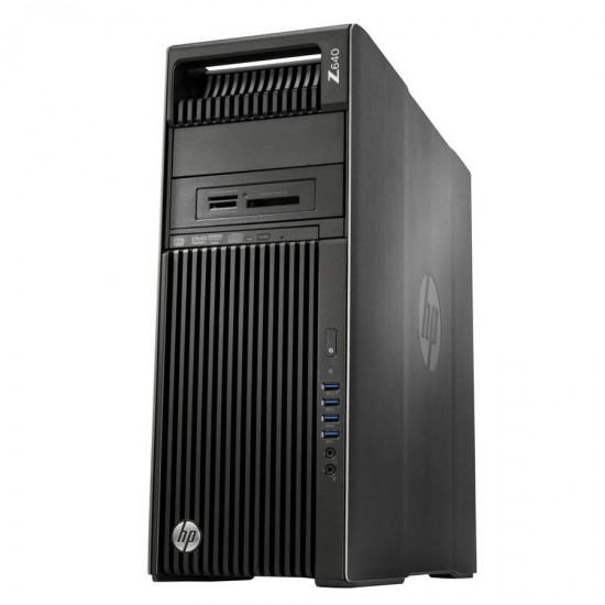 HP Z640 Tower Xeon E5-2630v3(8-Cores)/24GB DDR4/512GB SSD/Nvidia 1GB/No ODD/10P Grade A+ Workstation