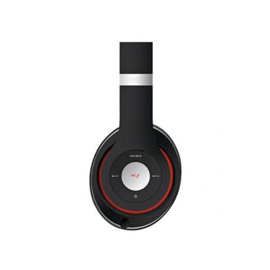 Ακουστικό Bluetooth w/FM radio,MP3 Player,Hands-Free, αναδιπλούμενο μαύρο FH0916B