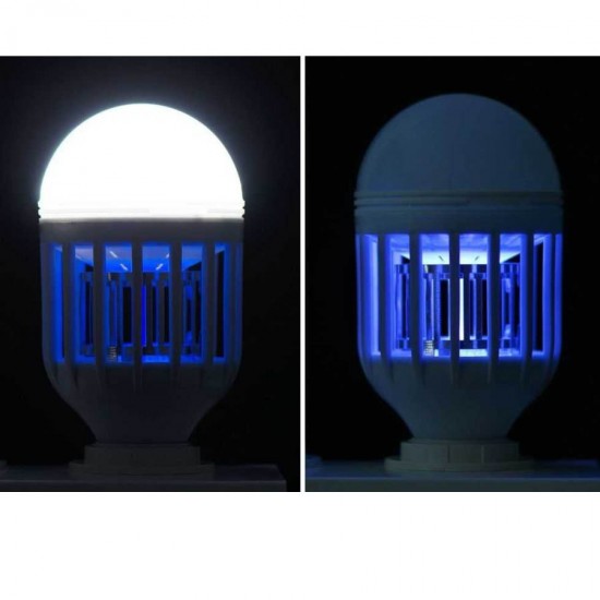 Λάμπα με UV κατά των κουνουπιών LED E27 8W 6000K Well LEDLMQC-8WE27-WL