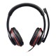 Well Ακουστικό με μικρόφωνο USB 1.8m HEADSET-S02BK-WL