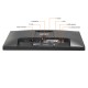 Used (A-) Monitor P2213x LED/Dell/22”/1680x1050/Wide/Black/Grade A-/D-SUB & DVI-D & DP & USB HUB