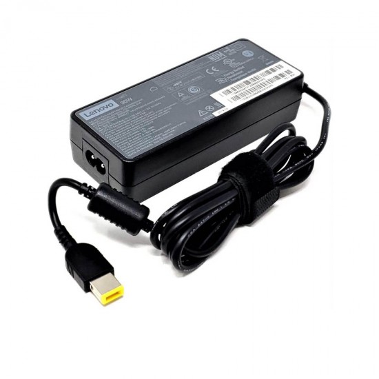 Used Original Lenovo Power Adapter 2-pin C7 90W 20V/4.5A Square TIP (χωρίς καλώδιο τροφοδοσίας)