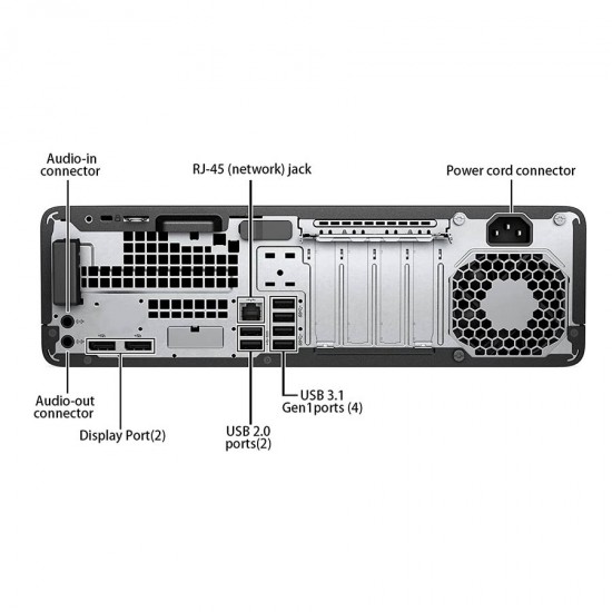 HP 800G4 SFF i5-8500/8GB DDR4/256GB M.2 SSD/DVD/10P Grade A+ Refurbished PC HP 800G4 SFF i5-8500/8GB DDR4/256GB M.2 SSD/DVD/10P Grade A+ Refurbished PC
