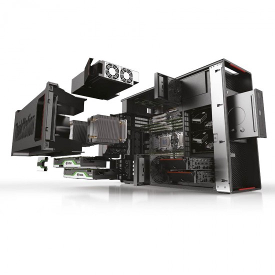 Lenovo (A-) Thinkstation P710 Tower Xeon 2xE5-2660v4(14-Cores)/32GB DDR4/2x256GB SSD/Nvidia 2GB/DVD/
