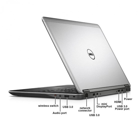 Dell (A-) Latitude E7440 i5-4300U/14”FHD/8GB DDR3/256GB SSD/No ODD/Camera/New Battery/Grade A- Refur Dell (A-) Latitude E7440 i5-4300U/14”FHD/8GB DDR3/256GB SSD/No ODD/Camera/New Battery/Grade A- Refur