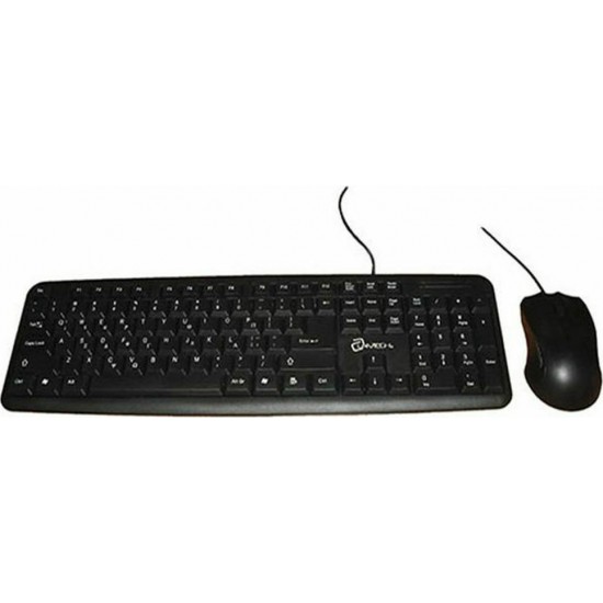 Πληκτρολόγιο+ Ποντίκι Havit 0408 USB - Black